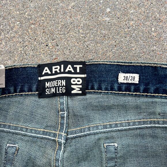 Ariat M8 Modern Judson Slim Leg Jeans 38x38 NWT 10041102 - Picture 6 of 8